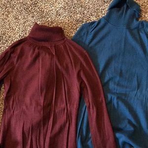 2 The Limited Size Small Turtlenecks